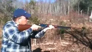 WINCHESTER .356 LEVER ACTION FIRING