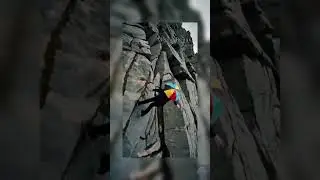 AI: Umbrella Hat Cliff Fall 😵&zwj;💫 #Shorts #AIart