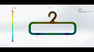 Plastic flow simulation - hanger #cncmachine #molddesign #injectionmolding #cadcamcnc