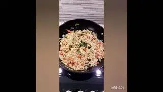 Riso basmati con pollo e verdure