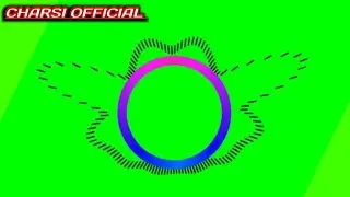 Audio Spectrum Visualizer Green Screen 4K // itx chasri ff