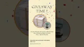 Giveaway | Celebrating 1K Followers on IG | Sample Oklahoma