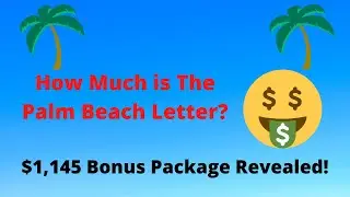 The Palm Beach Letter. How Much Is It Plus $1,145 Bonus Package Reveal! #palmbeachletter