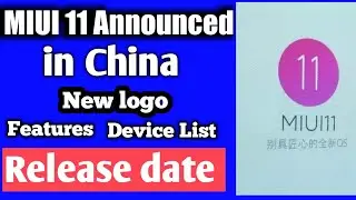 MIUI 11 Announced in China Official News Features and Release Date