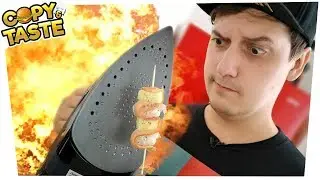 Komplettes Dinner mit BÜGELEISEN KOCHEN! 😲 Copy & Taste