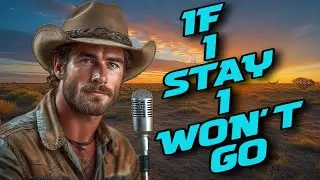 If I Stay, I Won&rsquo;t Go - (Official Lyric Video) -  Ryder Brooks 🤠🎵 #countrymusic #trending