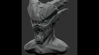 Zbrush Speed-sculpt. Demon-head