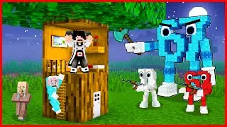100 HARI JADI MURID DI SEKOLAH BERHANTU ! MONSTER 67 DI CULIK ELLIEN MINECRAFT !