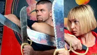 Wing Chun Butterfly Sword Fighting | Long Pole Demo | Sifu Och Wing Chun