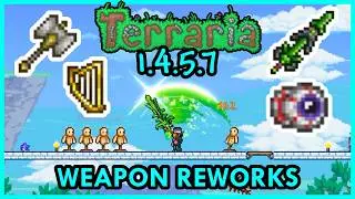 Terraria 1.4.5.7 - Best Weapon Reworks