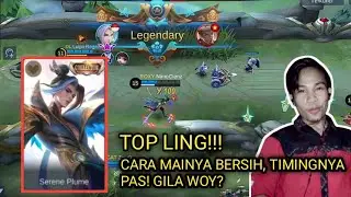 Top Global Ling,Mainya Rapi dan timingnya pas(keren)MLBB 2021