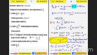 02- Exponentielle Correction Exercice Bac Math /Science / Technique / Info / Eco
