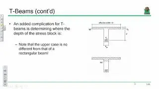 CE 413 Lecture 17: T-Beam Analysis, True T-Beams (2020.02.21)