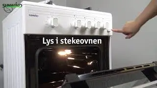 Gasskomfyr Chef Pro fra Sunwind