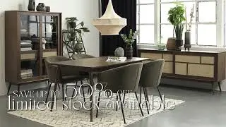 The Perfect Dining Space 🍽️ Save Up to 50% on Dining Furniture