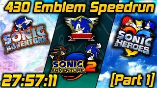 [Obsolete WR] Multiple Sonic Games - 430 Emblem Speedrun in 27:57:11 (Part 1/3)