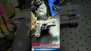 EMG (Army Armament) 6mm Pro Shop Staccato P w/ Comp SOC GBB Airsoft w/ Stippling Grip