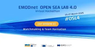 EMODnet Open Sea Lab 4.0 | Live Session 03 | Matchmaking & Team Formation