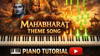 MahaBharat Theme Song Piano Tutorial || Mahabharat || Kandle Music 