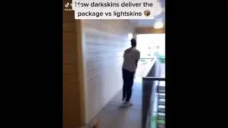 How Light skins Deliver Packages 📦 #shorts #roadto1k #memes #vs