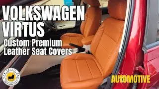 Volkswagen Virtus Premium Leather Seat Covers | OEM Fit & Luxury Finish by Orchis Mumbai