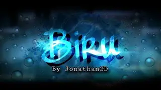 5000⭐ Biru 100% (Epic Medium Demon) By JonathanGD [3 Coins] | Geometry Dash 