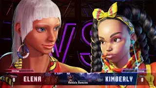 SEASON 3 Elena vs Kimberly (CPU8 vs CPU8) series 1