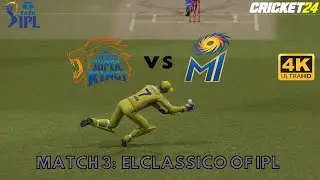 IPL 2025 Match 3: ELCLASSICO : CSK vs MI| Epic IPL Battle on PS5! 🎮🔥🏏