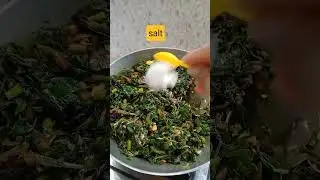 chaulai ka saag recipe | amaranth leaves with eggplant recipe |chulai ka saag@easydays3608 |#shorts