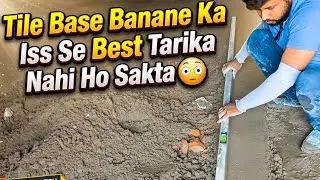 Professional Tarike Se Patti Se Maal Bichana | Tile Fixing Perfect Method
