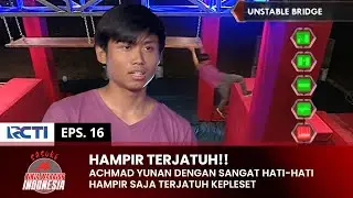 HAMPIR TERJATUH!! Yunan Hampir Saja Terjatuh Kepleset | SASUKE NINJA WARRIOR | PART 2