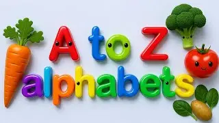 A to Z Vegetables for Kids in Hindi🥦 | Alphabet Learning | #alphabet #learning #cartoon  #abcd #kids