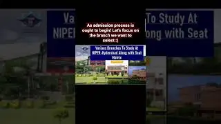 What are the different courses and number of seats available at NIPER Hyderabad?