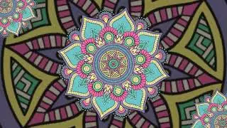 Mandala  Vj Loop Free HD Background  Whithout WaterMark