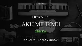 DEWA 19 - AKU MILIKMU KARAOKE MALE KEY A