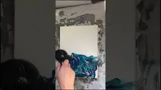 Playing with catalyst wedge #shorts #viral #dutchpour #acrylicpouring #abstractart #stephanierlart