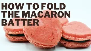 How to fold the macaron batter perfectly