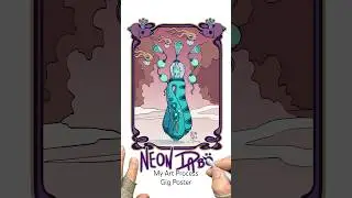 Turning Notebook Drawings into Gig Posters: My Art Process #art #creative #aesthetic