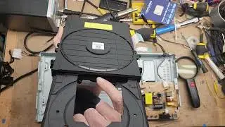 LG Blu-ray/ 4K Player  Removing Disk Drive / Belt