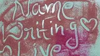 sand name writing ✍️ LIVe 🧿✨️😱