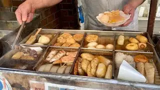 Street Oden (Japanese Hot Pot / Stew) in Togoshiginza, Tokyo