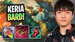 KERIA IS A BEAST WITH BARD! | T1 Keria Plays Bard Support vs Pyke!  Season 2025
