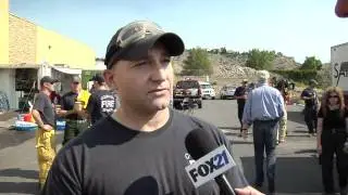 Waldo Canyon Fire - Inside firefighter staging area