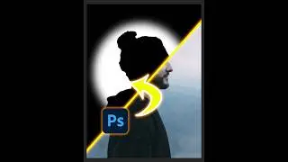 how to create  white moon circle effect easily using photoshop 2025.#photoshop #photoshop_tutorial
