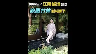 谢柯新作｜隐匿竹林的6000m&sup2;江南秘境酒店 马上就要到国庆长假啦，你们有选好去哪里玩的目的地吗？要说松弛感的度假地，今天分享的这个地方一定是我在今年最美的邂逅。跟着我的这条视频一起看看这个江南秘境
