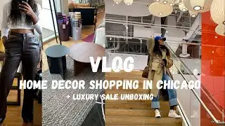 Vlog | Furniture & Decor Shopping in Chicago + The Best Luxury Sale Find!