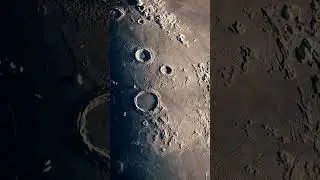 Lunar Impact Craters on The Moon #moon #space #science