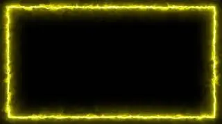 Neon Border Black Screen, Neon Frame Green Screen, Neon Border Effects Video Background, AfterEffect