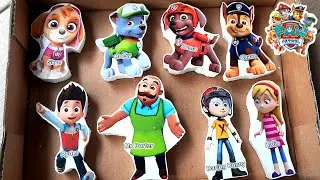 Satisfying ASMR Paw Patrol Marshall Ryder Rubble Tracker Zuma Rocky Skye opening video #compilation