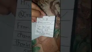 A mail for subscribers 💌😘👀|From Crazy-arts20❤️|#shortsvideo #viralvideo #drawing @Crazy_arts20